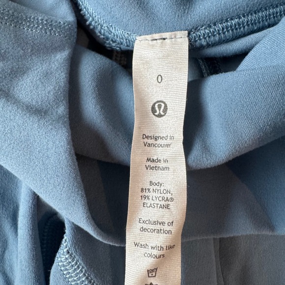 Lululemon Align High-Rise Wide-Leg Pants Size 0 Utility‎ Blue Yoga Lounge - Picture 6 of 11